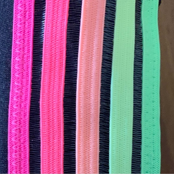 PINK Victoria Secret neon rainbow stripe ultimate leggings - Picture 5 of 6